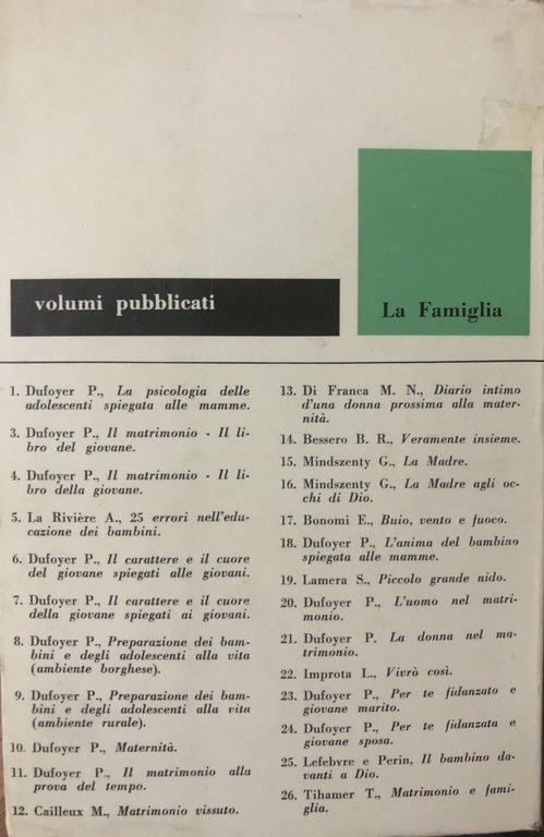 Il bambino davanti a Dio.