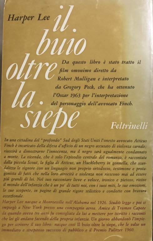 Il buio oltre la siepe.