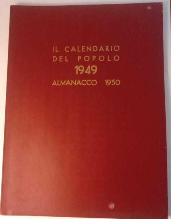 Il calendario del Popolo 1949 Almanacco 1950. | Immagine Gallery 3