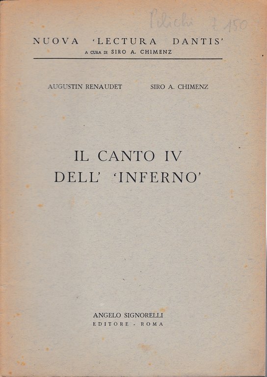 Il canto IV dell'Inferno