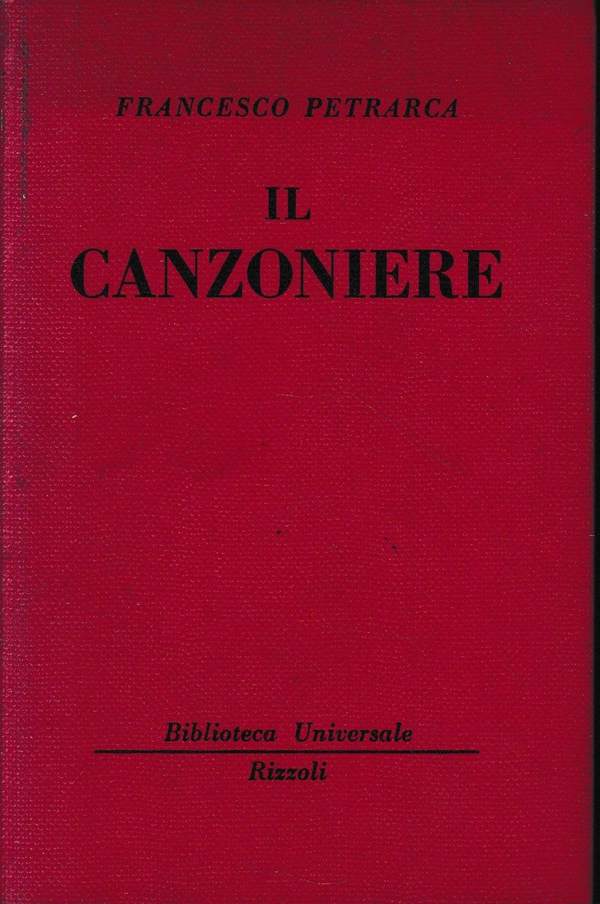 Il Canzoniere.