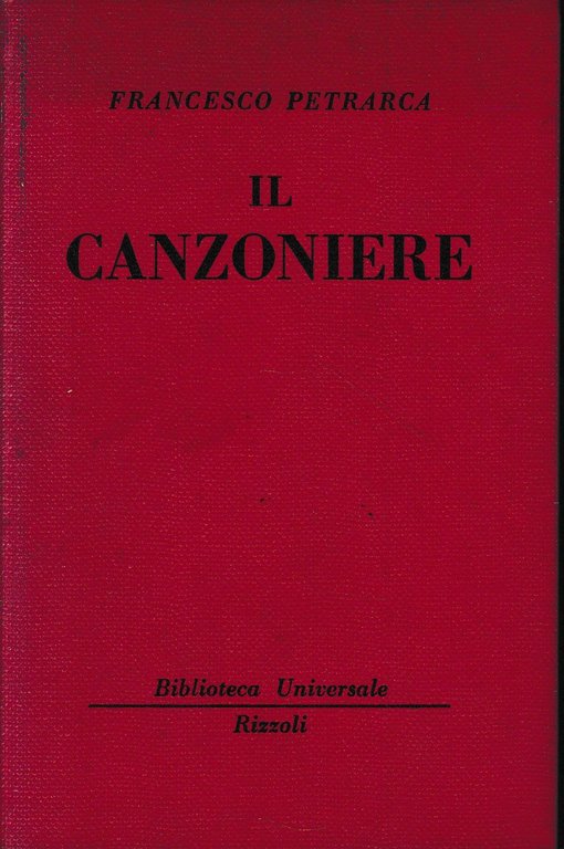 Il Canzoniere.