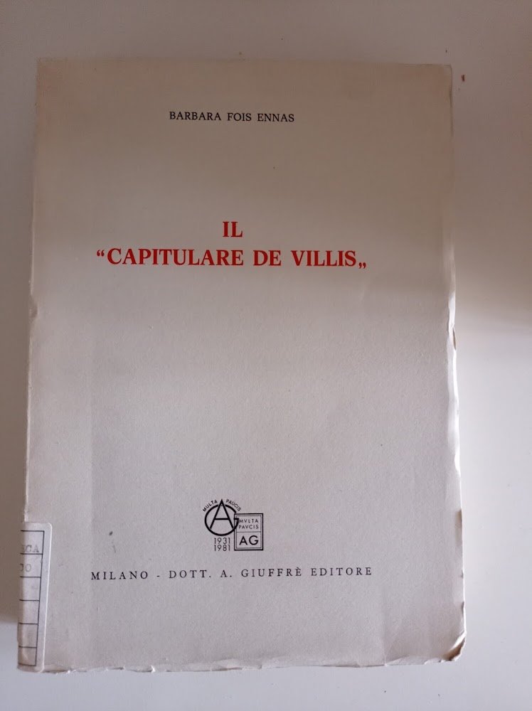 Il "Capitulare de Villis"