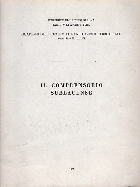 Il comprensorio sublacense