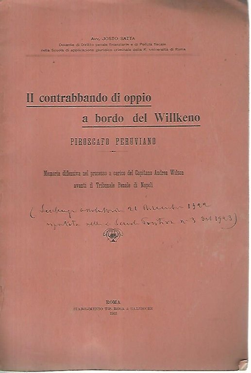 Il contrabbando di oppio a bordo del Willkeno | Immagine Gallery 3