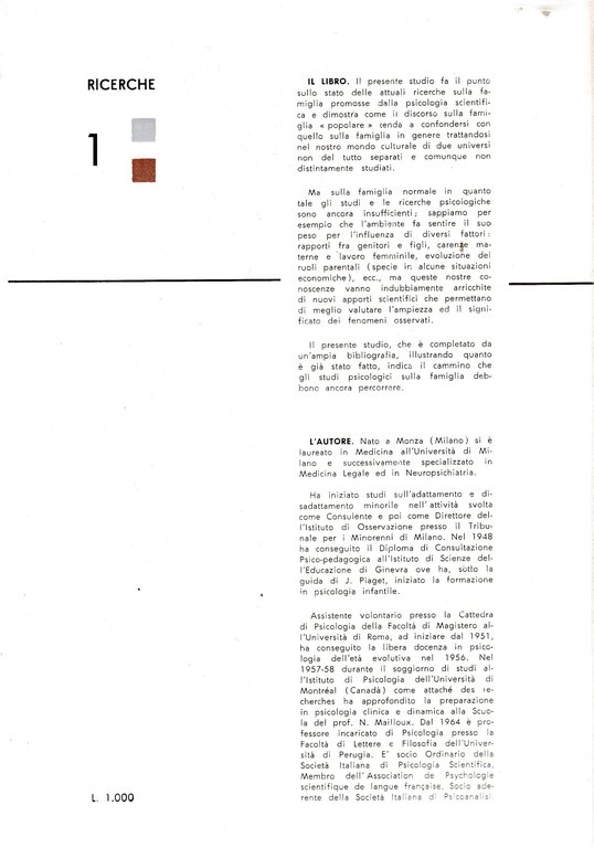Il contributo della Psicologia allo studio della famiglia