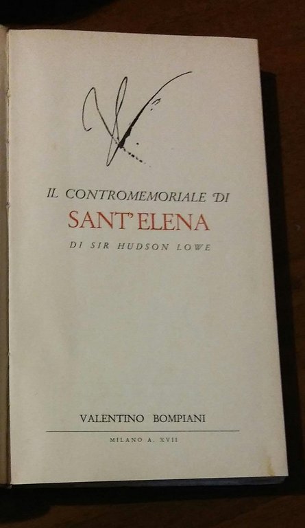IL CONTROMEMORIALE DI SANT'ELENA