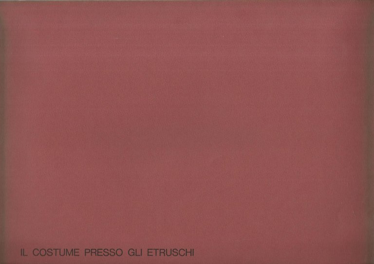 Il costume presso gli etruschi