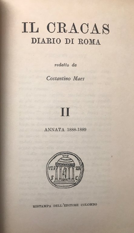 Il Cracas - Diario di Roma - Volume II - … | Immagine Gallery 3