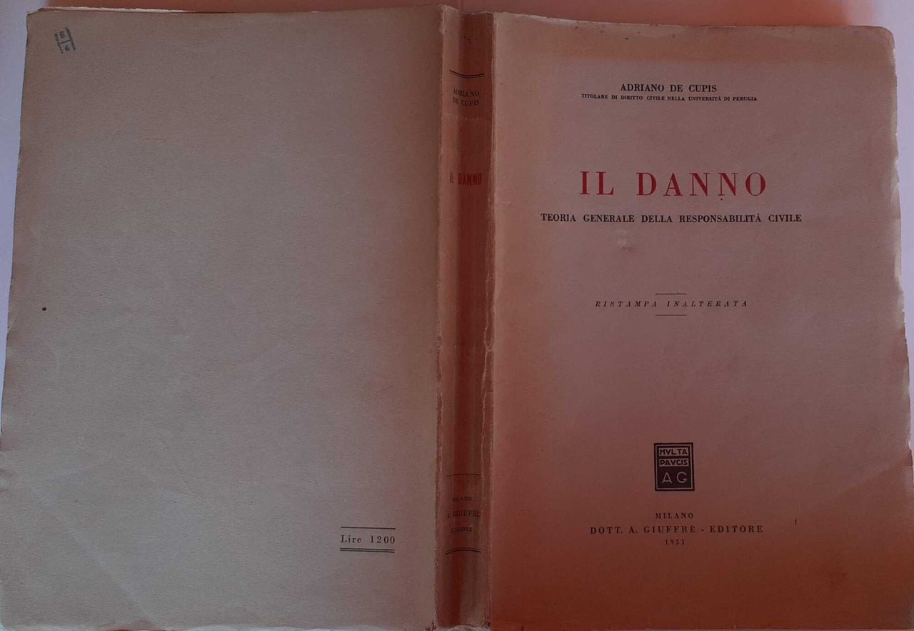 Il danno teoria generale della responsabilità civile