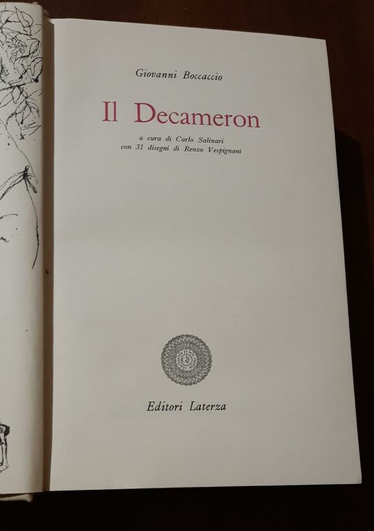 Il Decameron Giovanni Boccaccio