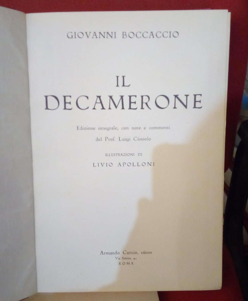 Il Decamerone. Edizione integrale con note e commenti del prof. … | Immagine principale
