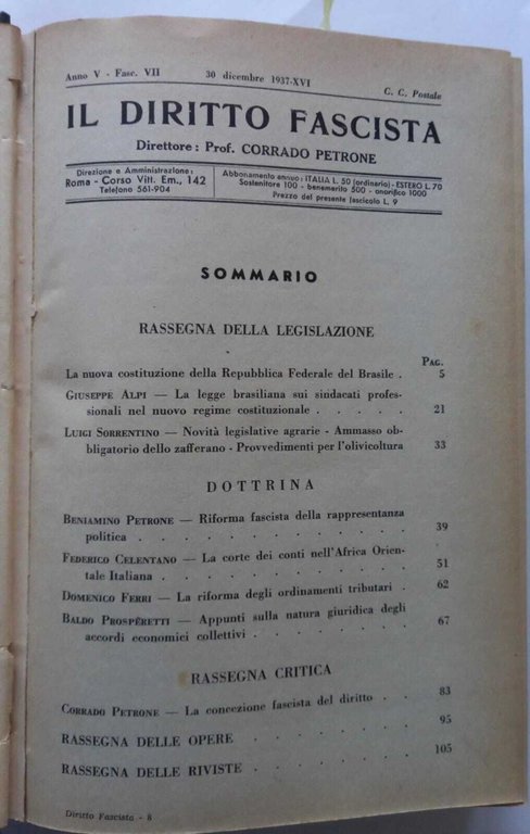 Il Diritto Fascista | Immagine Gallery 6