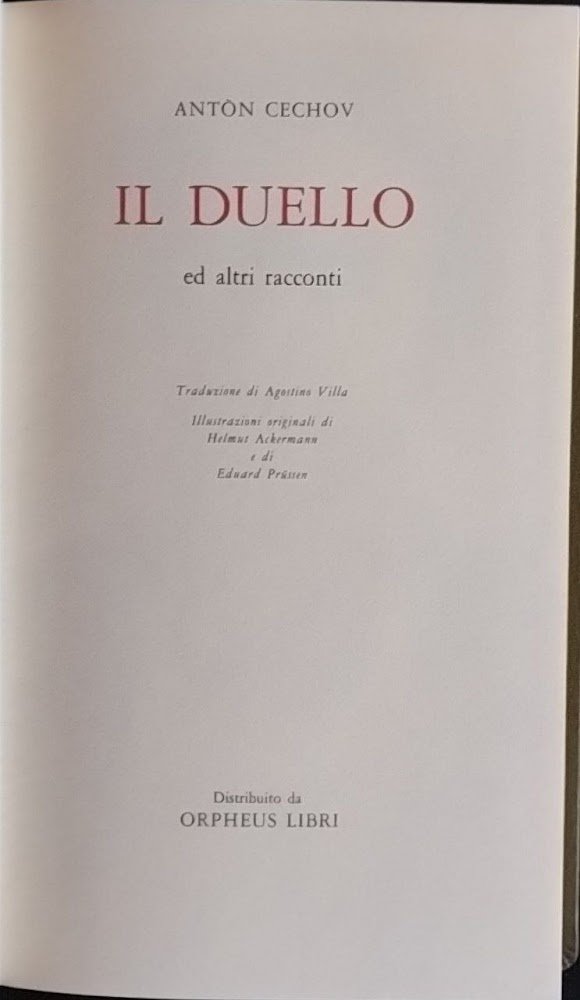 Il duello ed altri racconti