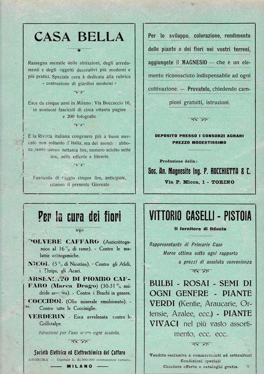 Il giardino fiorito n. 9 Settembre 1932
