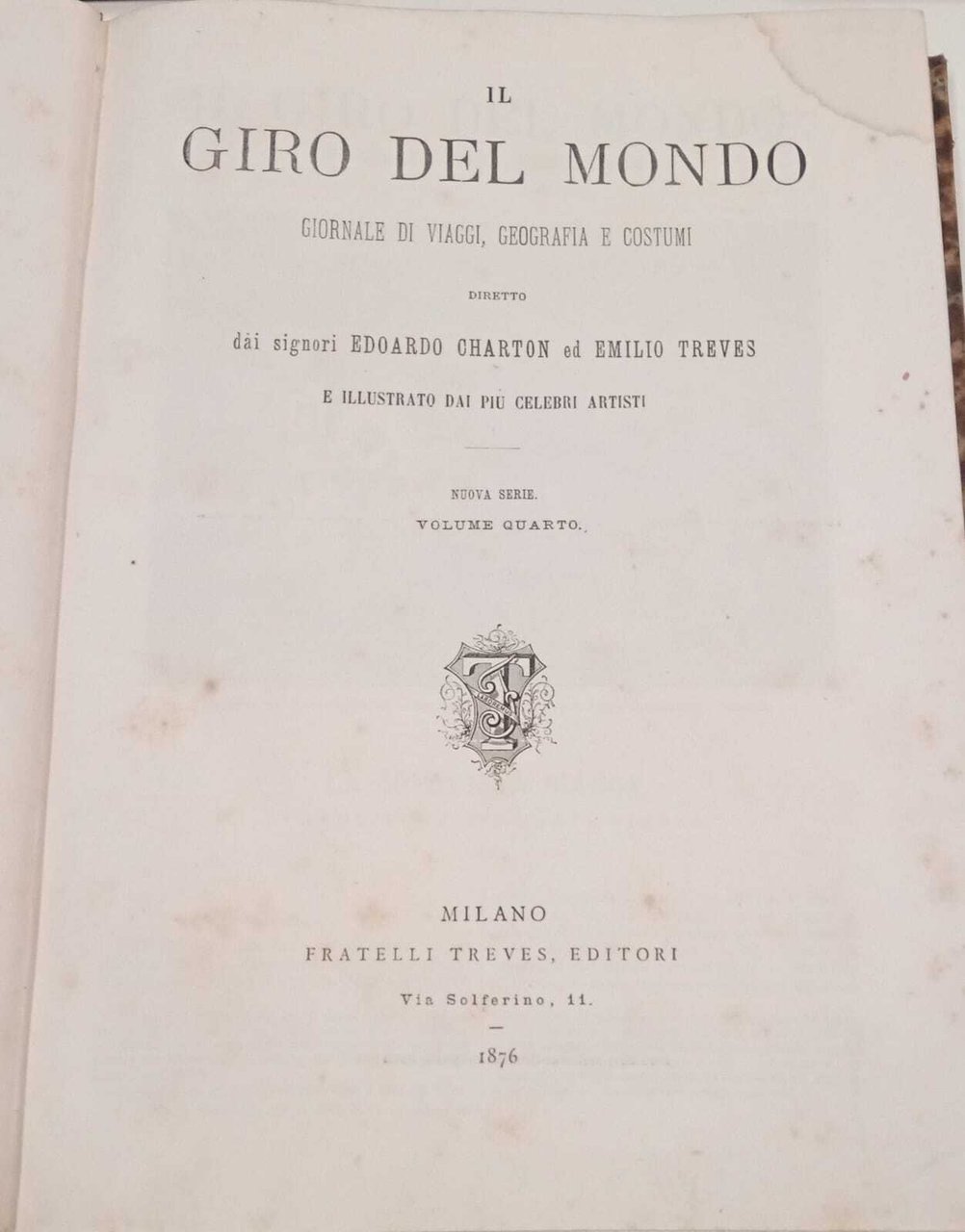 Il giro del mondo. Giornali di viaggi, geografia e costumi … | Immagine principale
