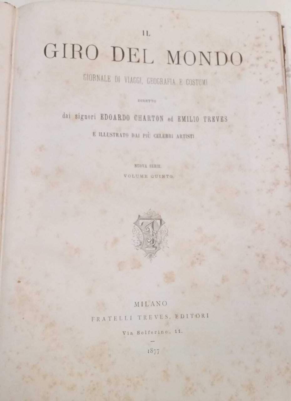 Il giro del mondo. Giornali di viaggi, geografia e costumi … | Immagine principale
