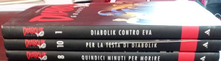 Il grande diabolik. Albi n. 1, 8 e 10.
