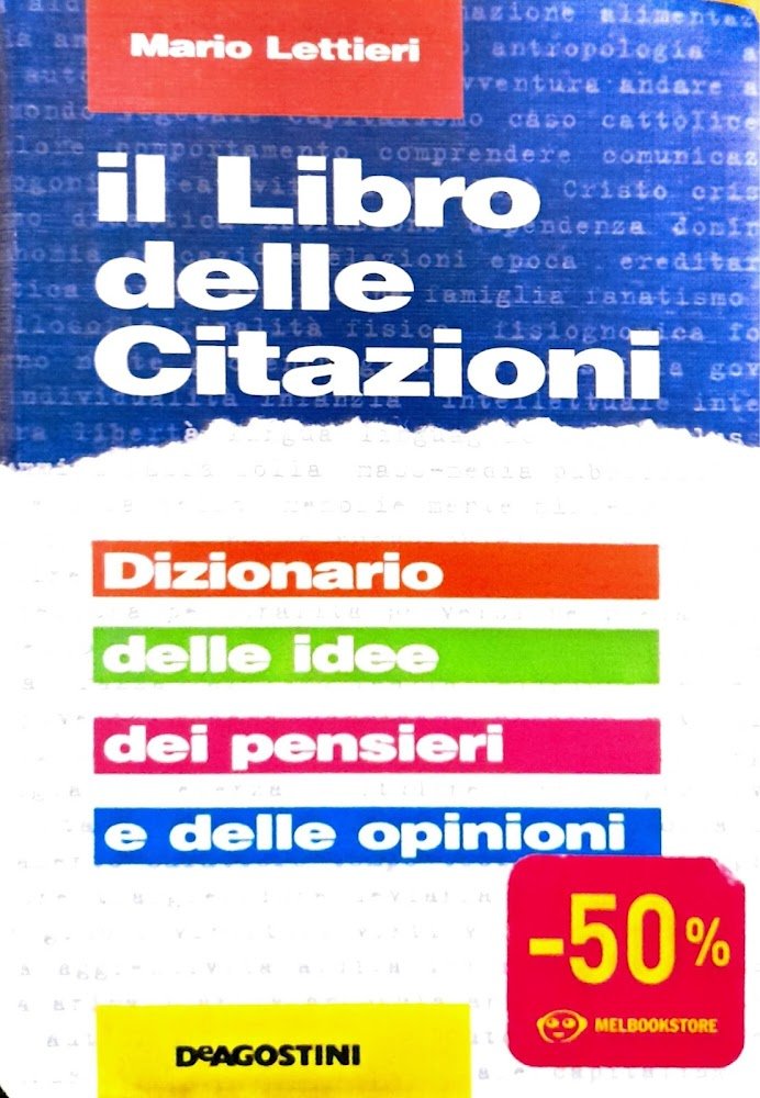 Il libro delle citazioni. Dizionario delle idee dei pensieri e … | Immagine principale
