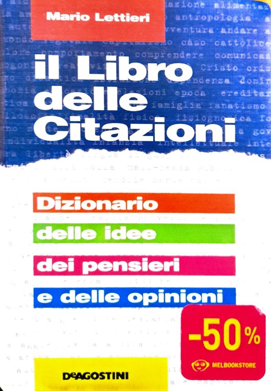 Il libro delle citazioni. Dizionario delle idee dei pensieri e … | Immagine Gallery 2