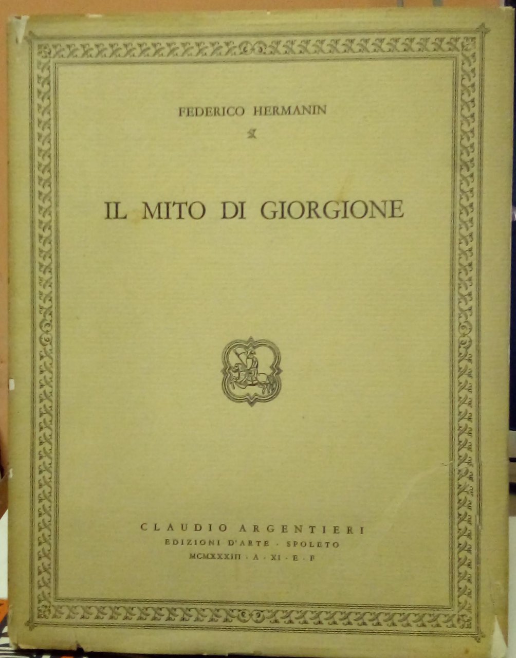 Il mito di Giorgione