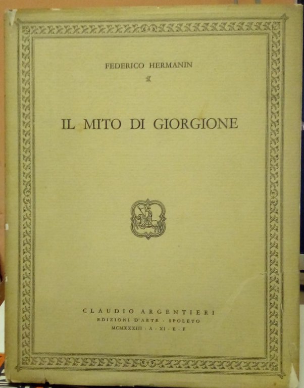 Il mito di Giorgione