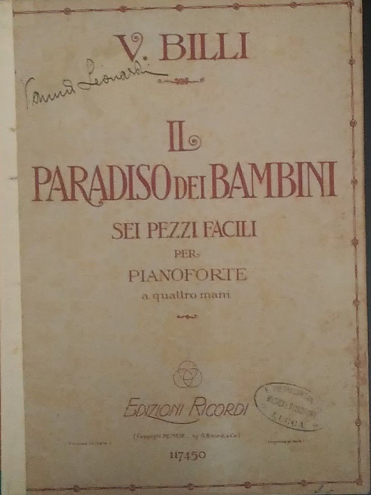 Il paradiso dei bambini. Sei pezzi facili per pianoforte a …