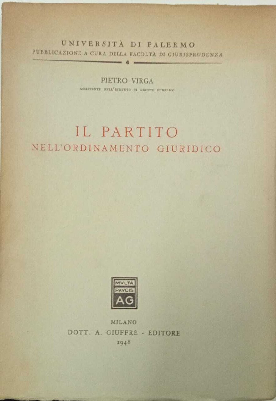 Il partito nell'ordinamento giuridico | Immagine principale