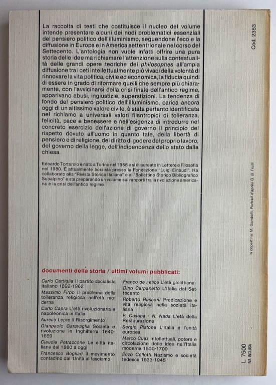 Il pensiero politico dell'illuminismo. Documenti della storia 35 | Immagine Gallery 2