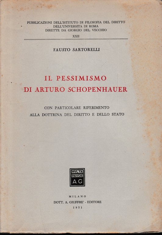 Il pessimismo di Arturo Schopenhauer