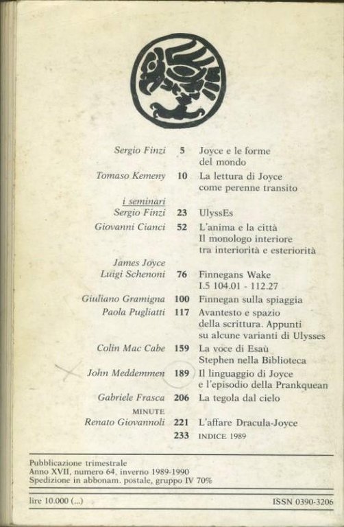 Il piccolo Hans. Rivista di analisi materialistica. N. 64. Inverno …