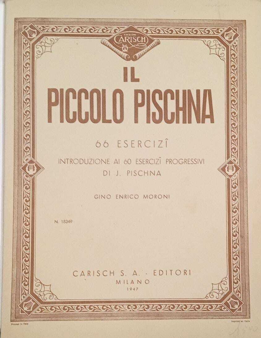 Il piccolo Pischna 66 esercizi | Immagine principale