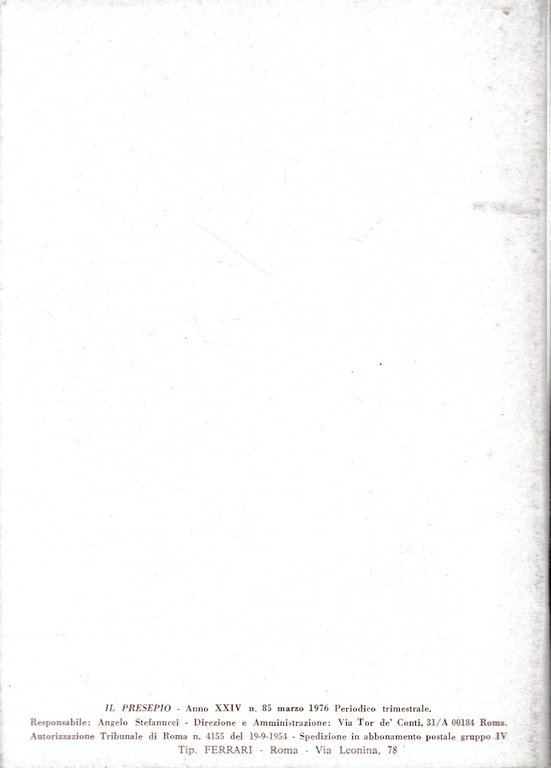Il Presepio. Rivista dell'Associazione Italiana Amici del Presepio - Marzo … | Immagine Gallery 2