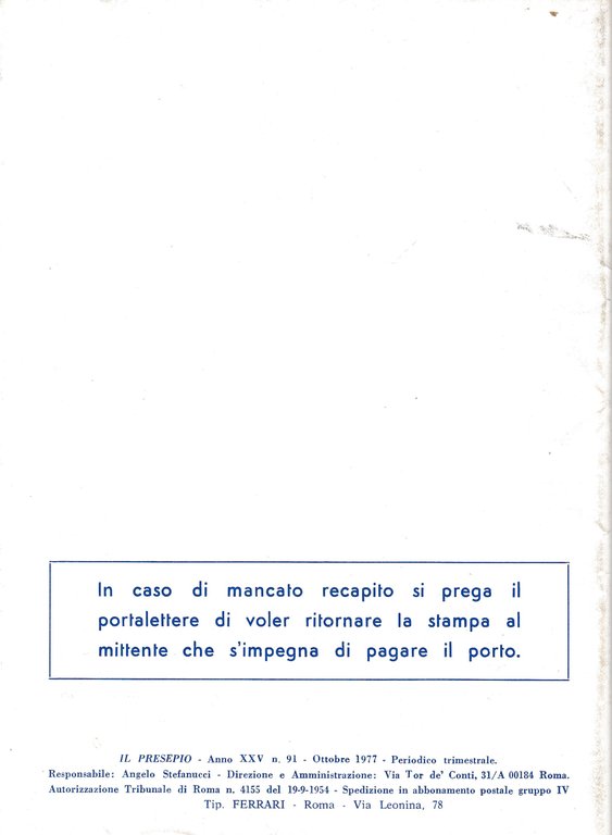 Il Presepio. Rivista dell'Associazione Italiana Amici del Presepio - Ottobre … | Immagine Gallery 2
