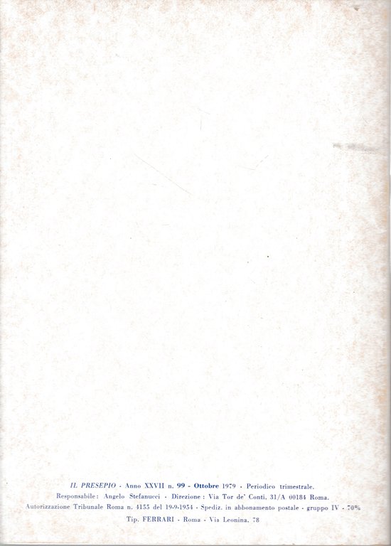 Il Presepio. Rivista dell'Associazione Italiana Amici del Presepio - Ottobre … | Immagine Gallery 2