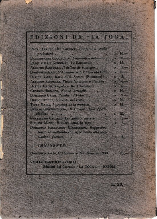 Il processo Maiorana. Le arringhe di Niccolaj-De Santis-Paoli-Sarrocchi-Carli-Querci-Zavataro-Marlin-Valsecci-Oviglio-De Marsico