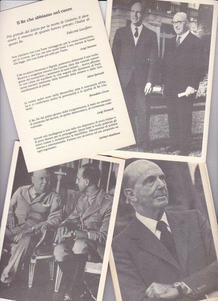 Il Re che abbiamo nel cuore. 20 cartoline Re Umberto … | Immagine Gallery 2