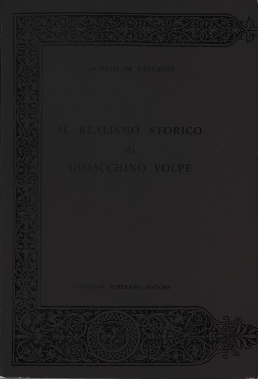 Il realismo storico di Gioacchino Volpe
