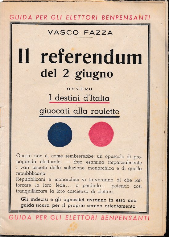 Il referendum del 2 Giugno