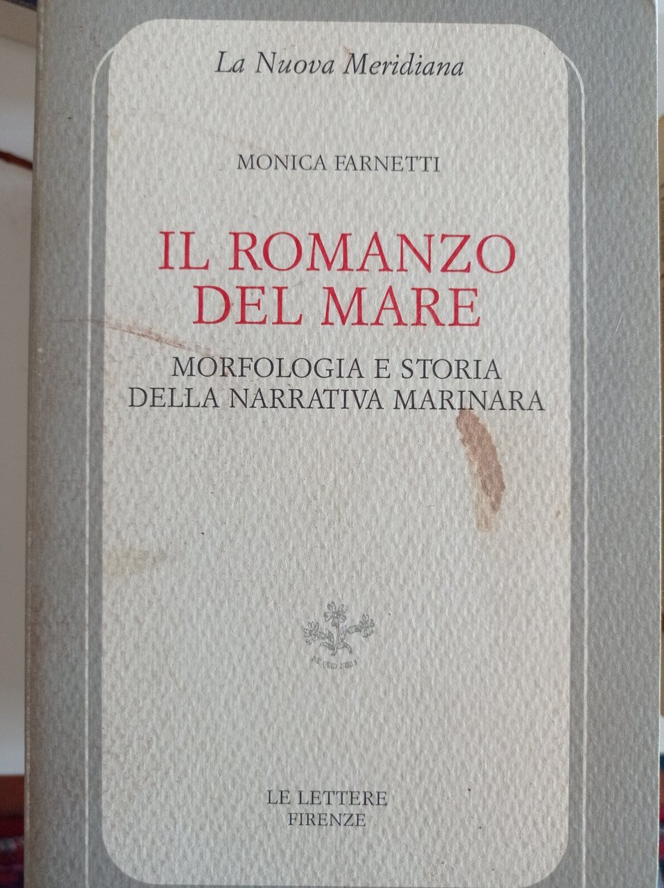 Il romanzo del mare. Morfologia e storia della narrativa marinara | Immagine principale
