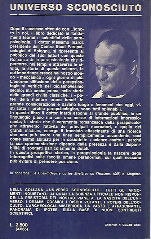 Il romanzo della parapsicologia