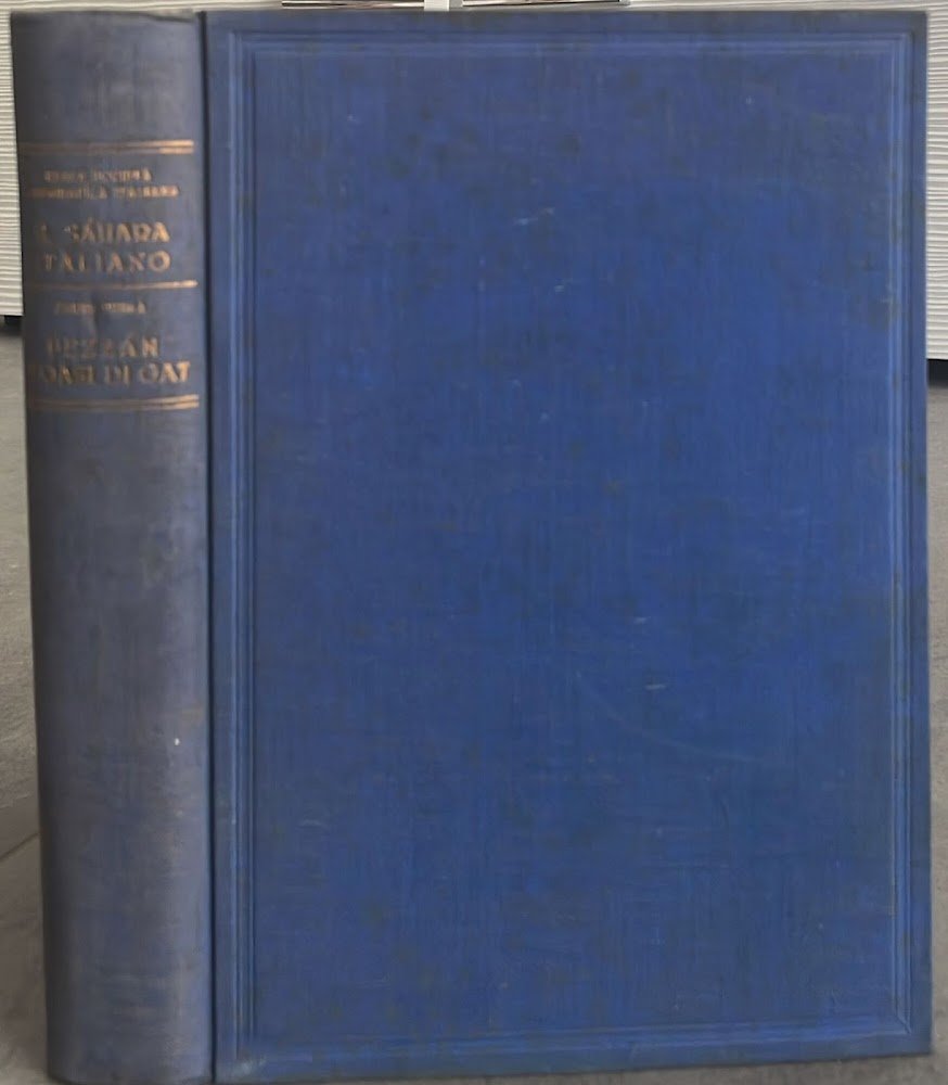 Il Sahara italiano Fezzan E oasi di Gat