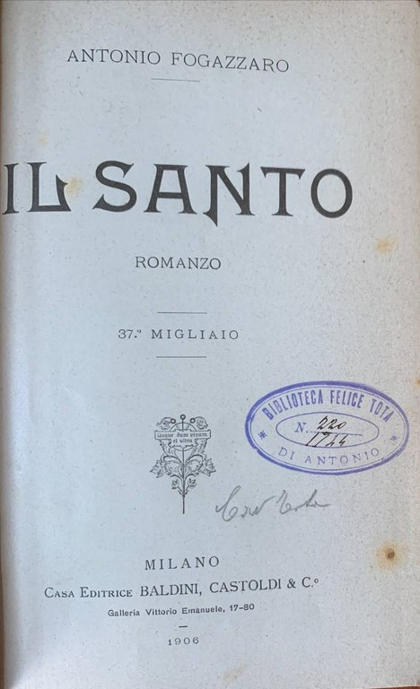 Il Santo. 37^ migliaio | Immagine Gallery 2