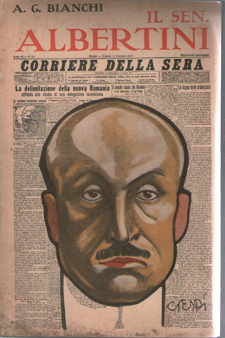 Il Senatore Luigi Albertini Direttore del "Corriere della Sera".