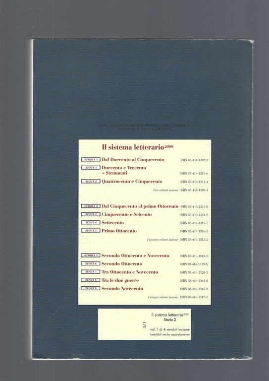 Il sistema letterario 2000. Storia. Per le Scuole superiori. | Immagine Gallery 8