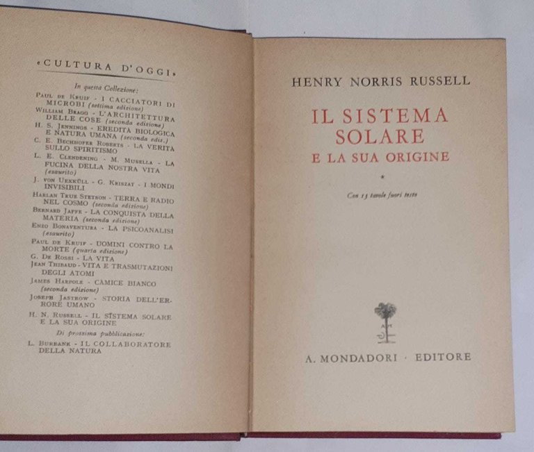 Il sistema solare e la sua origine