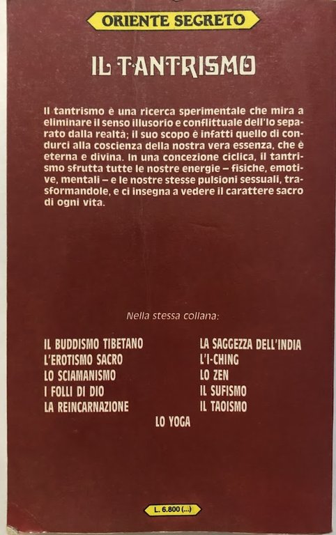 Il tantrismo.