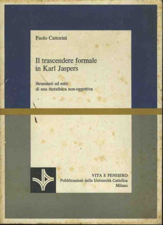 Il trascendere formale in Karl Jaspers