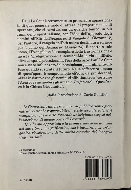 Il Vangelo esoterico di San Giovanni. Il vangelo degli iniziati