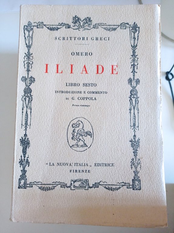 Iliade libro Sesto